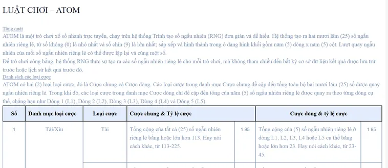 Chinh Phục Siêu Phẩm Quay Số Atom Tại Bin88 Với Tỷ Lệ Thưởng Cực Khủng