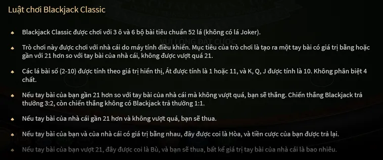 Trải Nghiệm Đỉnh Cao Chơi Game Bài BlackJack Tại Bin88 Với Tỷ Lệ Thắng Lớn