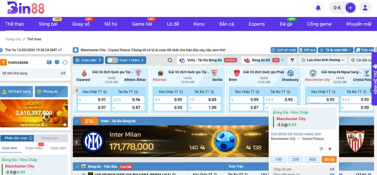 Chinh Phục Đỉnh Cao Cá Cược Thể Thao K-Sports Tại Bin88 Với Tỷ Lệ Kèo Hấp Dẫn