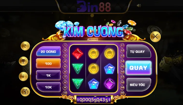 Chinh Phục Siêu Phẩm Game Nhanh Kim Cương Tại Bin88 Với Phần Thưởng Jackpot Khổng Lồ