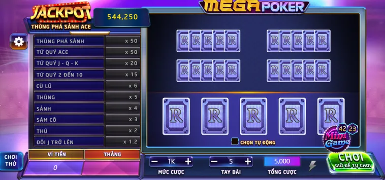 Mega Poker Tại Bin88 Trải Nghiệm Đấu Trí Đỉnh Cao Cùng Phần Thưởng Lớn