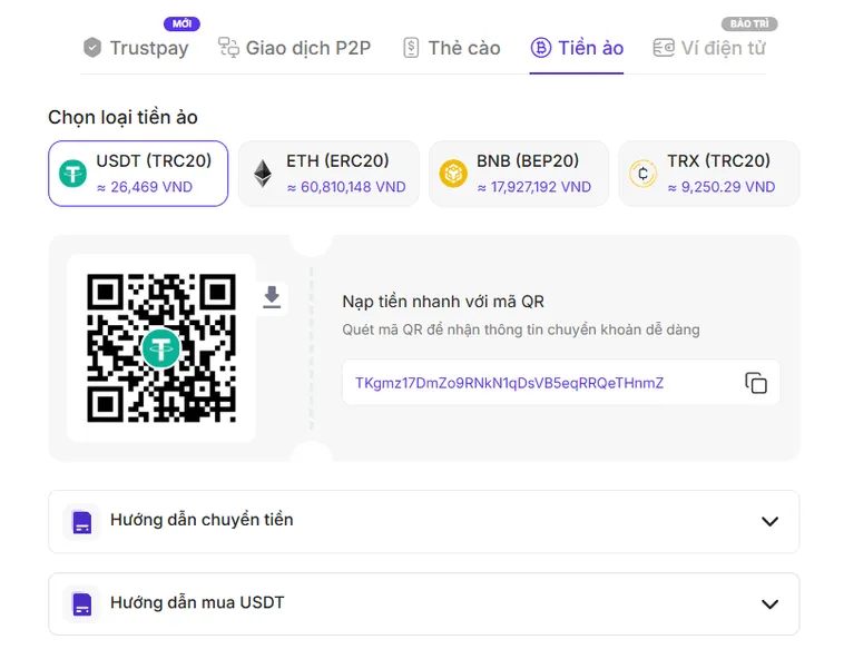 Nạp Tiền Bin88 Hướng Dẫn Các Phương Thức Thanh Toán Nhanh Chóng Và An Toàn Tuyệt Đối