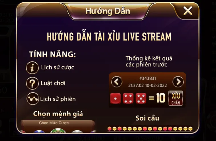 Khám Phá Sự Kịch Tính Của Trò Chơi Tài Xỉu Live Tại Bin88 Đẳng Cấp Sang Trọng