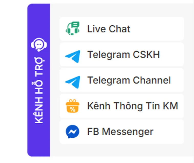 Kênh Hỗ Trợ Cực Kỳ Đa Dạng Luôn Sẵn Sàng Tư Vấn Cho Người Chơi
