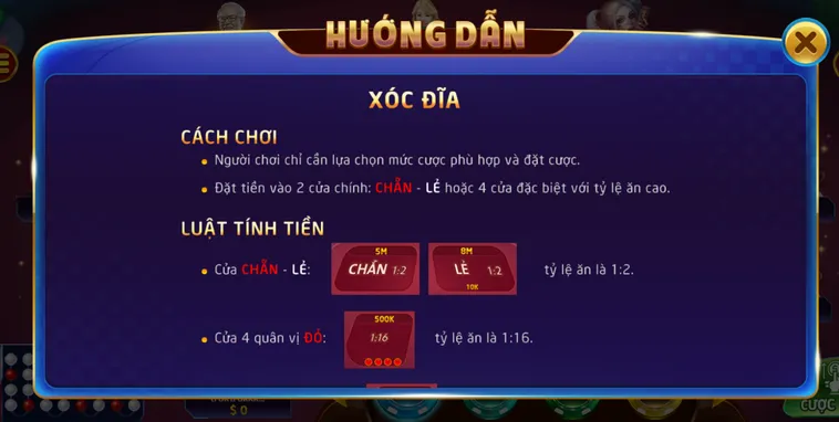 Chinh Phục Đỉnh Cao Xóc Đĩa Tại Bin88 Với Tỷ Lệ Thắng Cược Hấp Dẫn