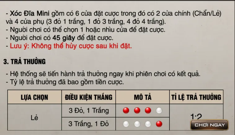 Chinh Phục Siêu Phẩm Quay Số Xóc Đĩa Mini Tại Bin88 Với Tốc Độ Đỉnh Cao